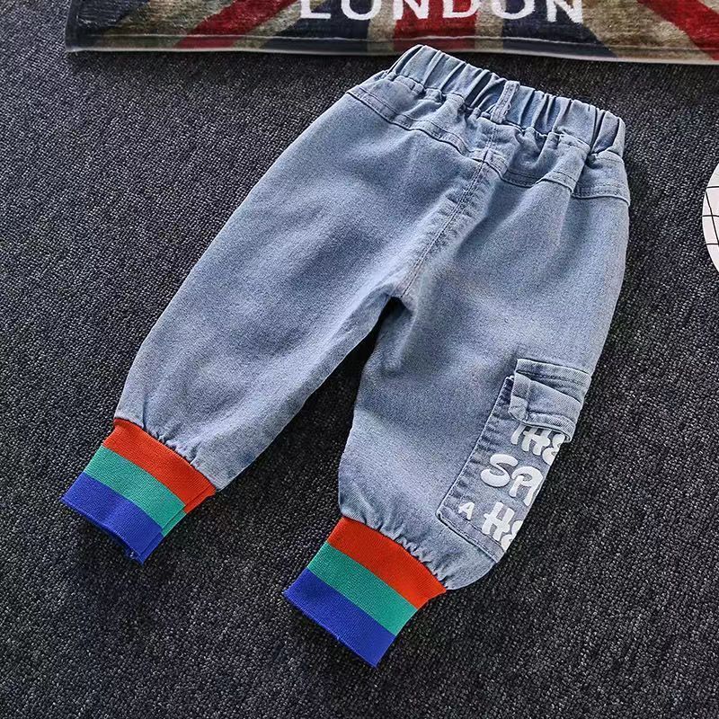 Jeans Baby Boys Spring And Autumn Clothing Children's Pants Super Soft Fashion Kids Korean Version 230905