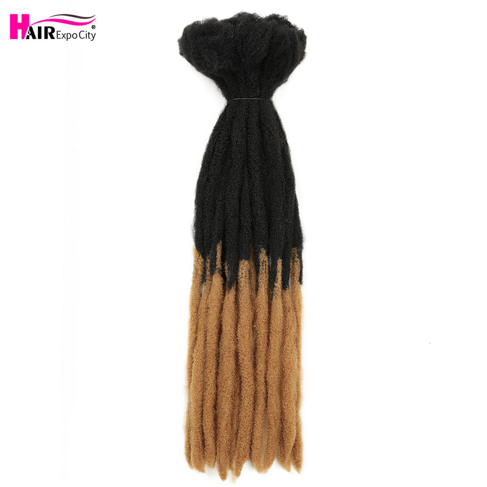 Human Hair Bulks 22 Inch Dreadlocks Crochet Braids Hair Synthetic Faux Locs For Men And Women Ombre Braiding Hair Extensions Hair Expo City 230906