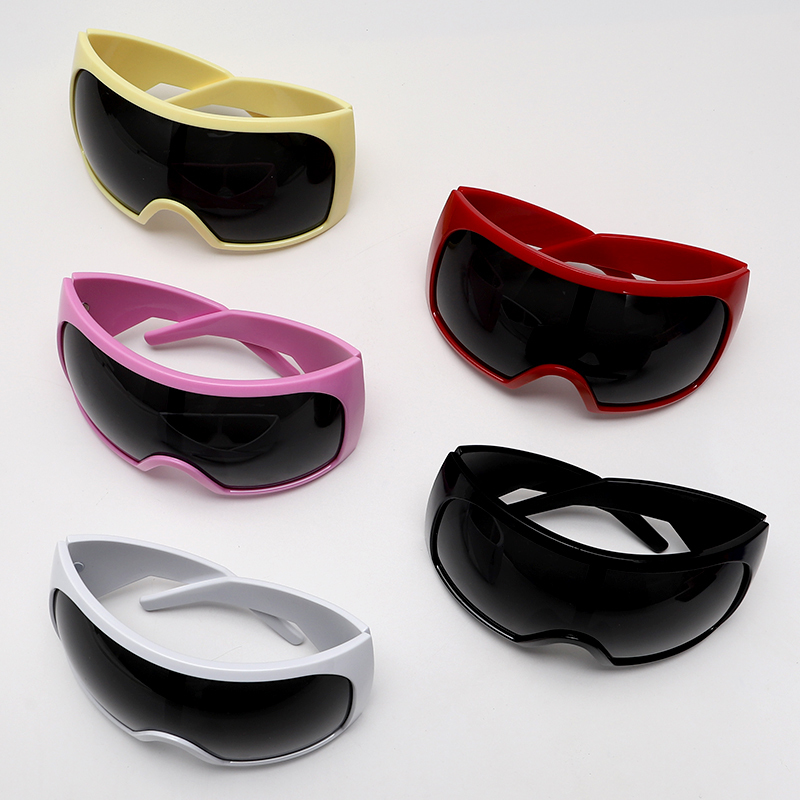 Fashion Sunglasses Frames Kacamata hitam Punk Vintage ukuran besar baru kacamata wanita pria merek desainer mewah olahraga satu bagian UV400 230905