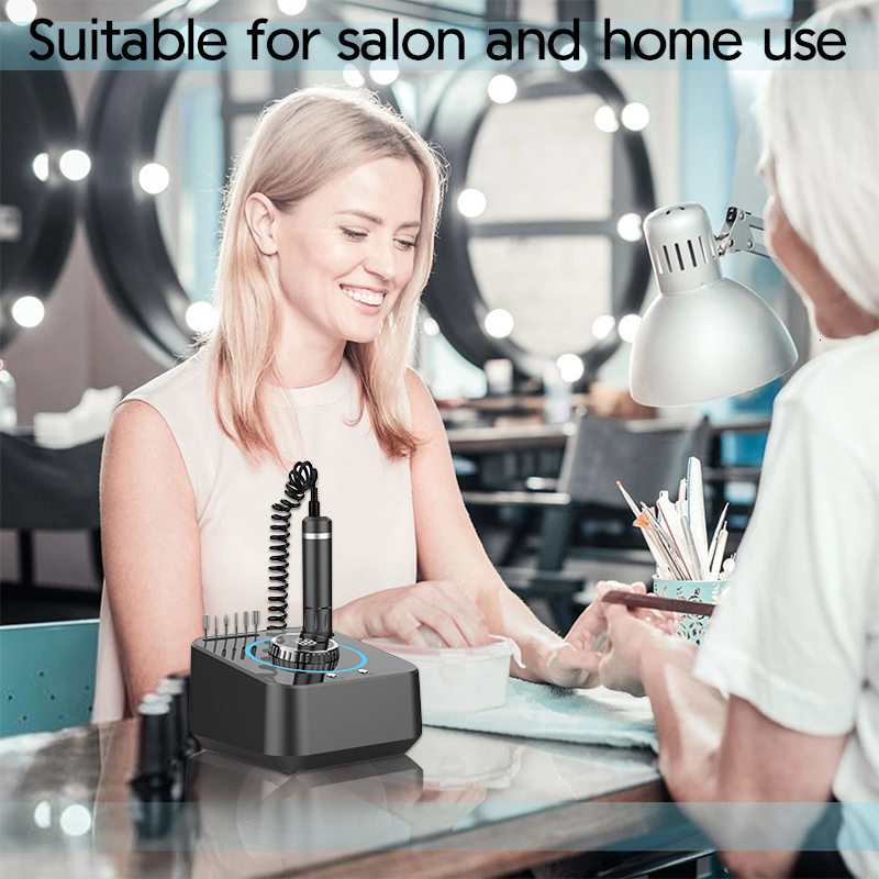 Nail Manicure Set 40000RPM Electric Drill Professional Machine With Brushless Motor Nails Sander Salon Polisher Equipment 230906