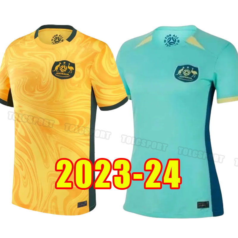 2023 AustraliaS SOCCER jerseys home away MOOY 13 SOUTTAR 19 HRUSTIC 10 BOYLE 6 IRVINE 22 MABIL MCGREE 23 24 2024 football shirts world cup fans player version