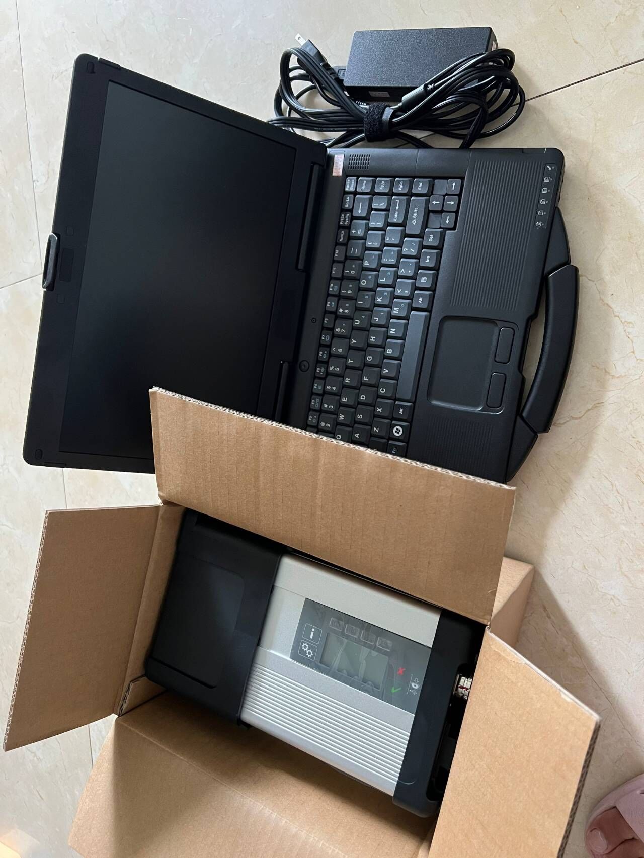 WiFi new mb star c5 sd connect diagnostic tool sd c5 and ssd xentry v2023.09 multi languages + toughbook cf53 ready use