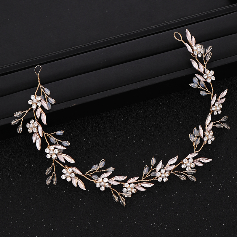 Wedding Hair Jewelry Wedding Crystal Flower Headband Tiara Hairband For Women Bride Queen Party Wedding Bridal Hair Accessories Jewelry Band Gift 2309