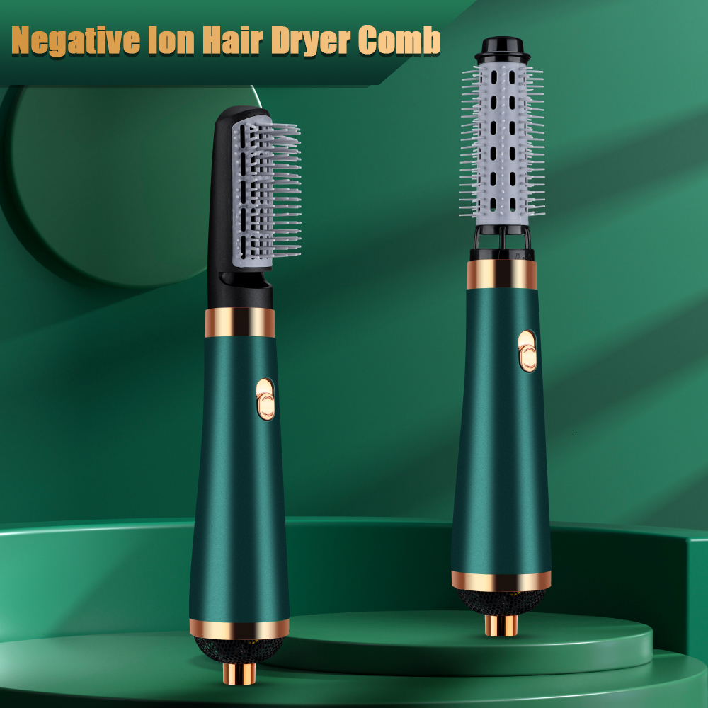 Hair Dryers 3 IN 1 Dryer Air Brush 1200w Curler Straightener Comb Curls One Step Styling Tools Electric Ion 230906