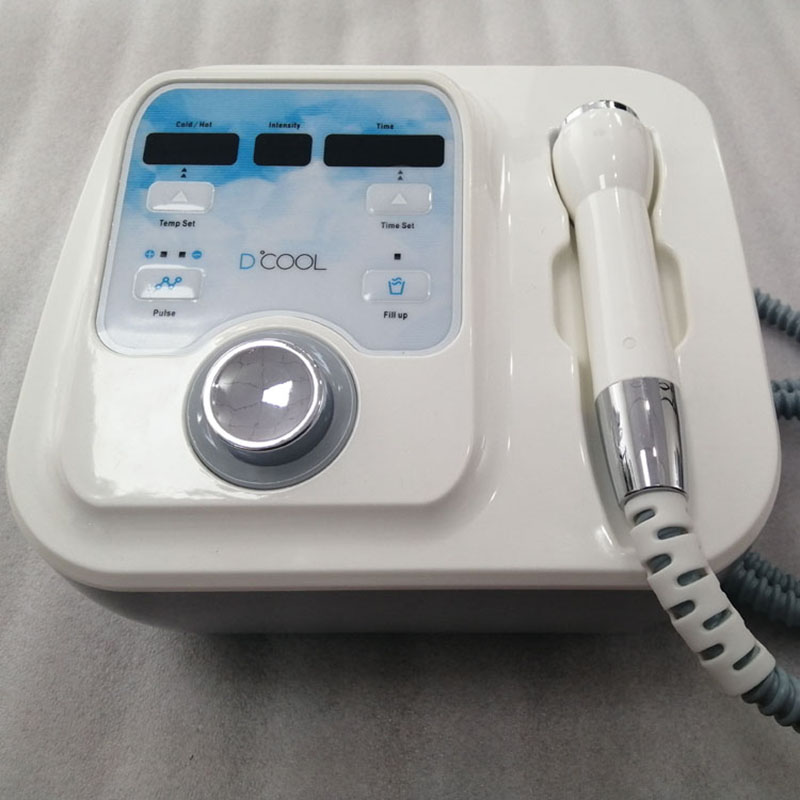 Mini D Cool Electroporation Cryo Skin Cooling Device Facial Machine EMS Skin Rejuvenation Face Lifting Cryotherapy No Needle Therapy Anti Puffiness Ag