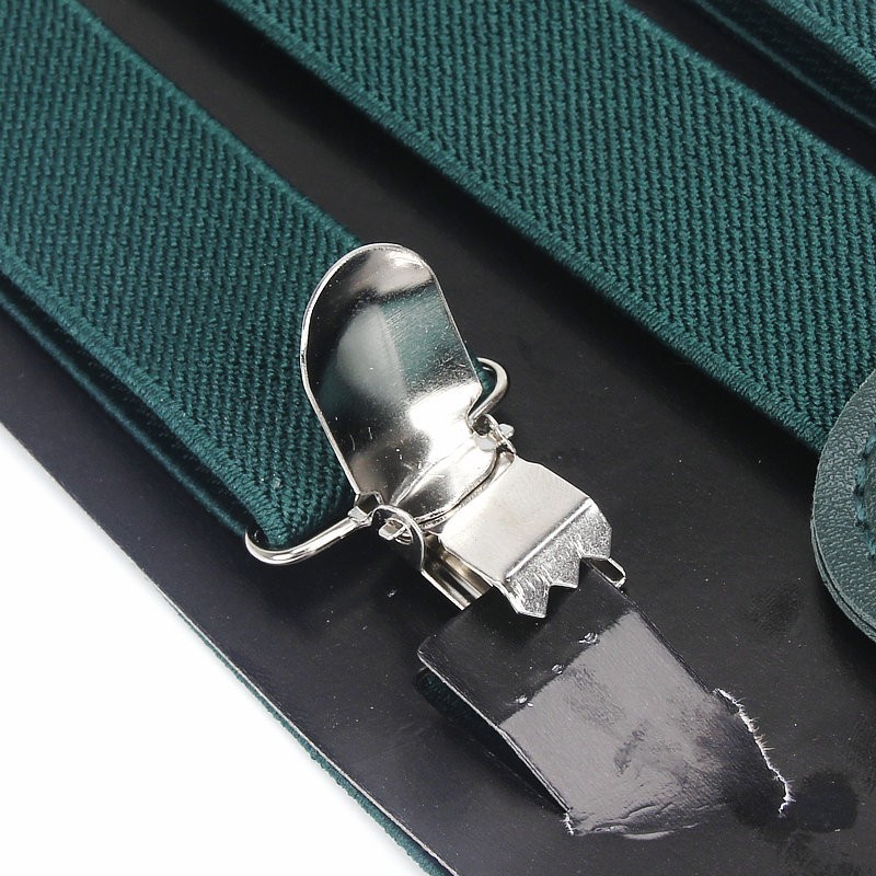 Suspenders Elastic Leather Suspenders Men 3 Clips Vintage Men's Women Suspender Trousers Wedding Suspension For Skirts 38 Colors 230907