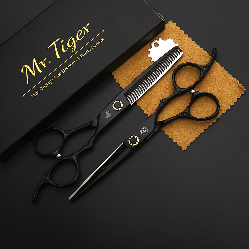Scissors Shears 2023 Top 440C Professional Hairdressing Hair Cutting Barber Hairdresser Set 230906