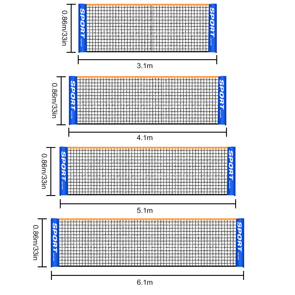 Badminton Sets Professional Sport Training Standard Badminton Net Outdoor Tennis Net Mesh Volleyball Exercise Practice Equipment 230907