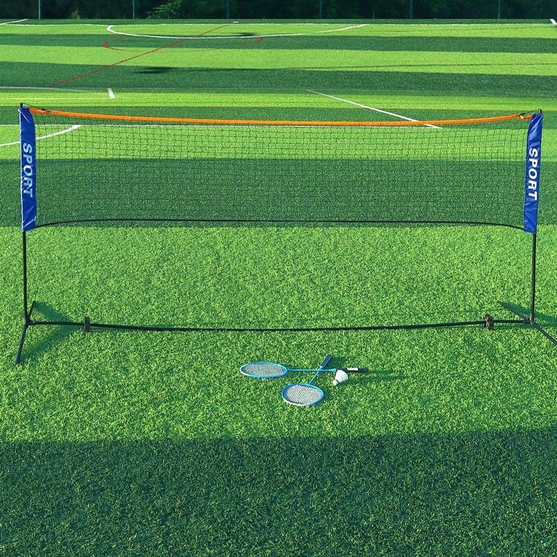Badminton Sets Portable Badminton Net Easy Setup Volleyball Net For Tennis Pickleball Training Indoor Outdoor Sports Drop 230907