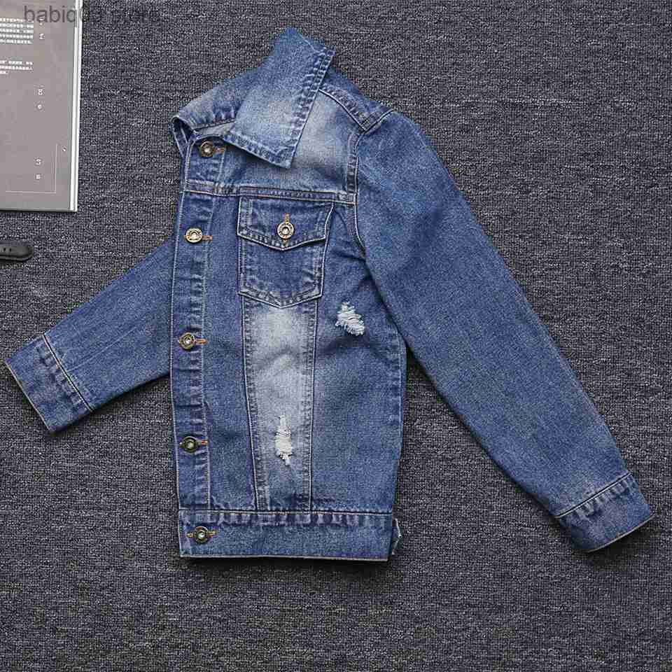 Clothing Sets Fashion Autumn Clothing Kids Jackets Baby Boys and Girls Jackets Kid Casual New Boys Coats Denim Jackets Kids Jeans Outwear T230907