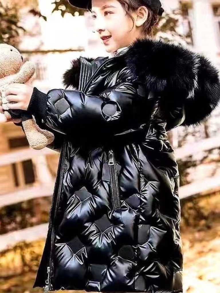 Down Coat Winter Down cotton Jacket Girls Waterproof Hooded Coat Children Outerwear Clothing Teenage clothes Kids R230905