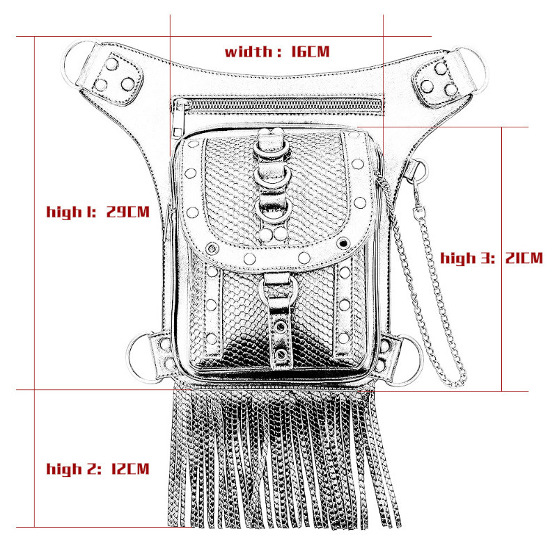 Waist Bags Chikage Euramerican Y2K Style Women's Waist Pack Steampunk Vintage Personality Shoulder Bag Large Capacity Crossbody Fanny Pack 230907