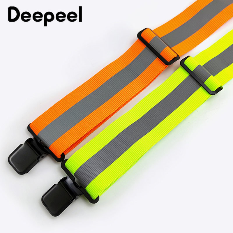 Suspenders 1Pc 5*120cm Men's Adult Xtype 4 Clips High Elastic Suspender Adjustable Heavy Duty Braces Tool Belt Susperders Male Jockstrap 230907