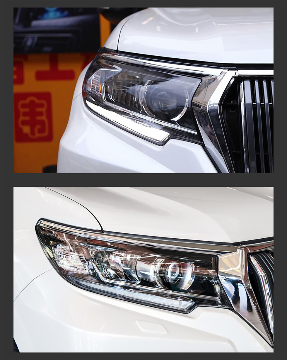 Car Headlights For New Prado 20 18-20 21 Cruiser LED Front Headlight High Low Beam Driving Lights DRL Signal