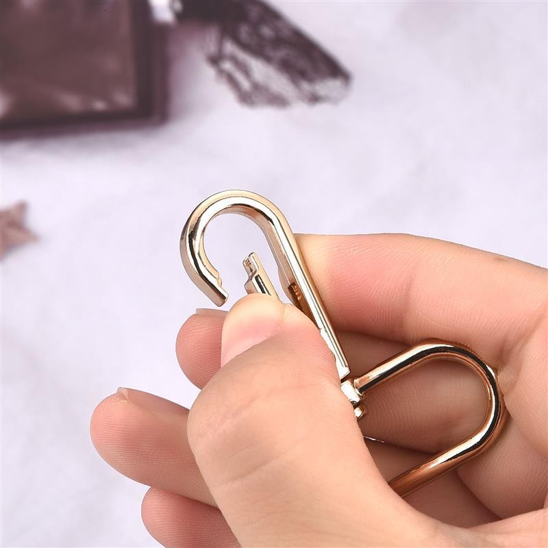 Buckles 5pcs 1.622.53.23.5cm Metal Bags Strap Buckles Lobster Clasp Collar Carabiner Snap Hook DIY KeyChain Bag Part Accessories 230907