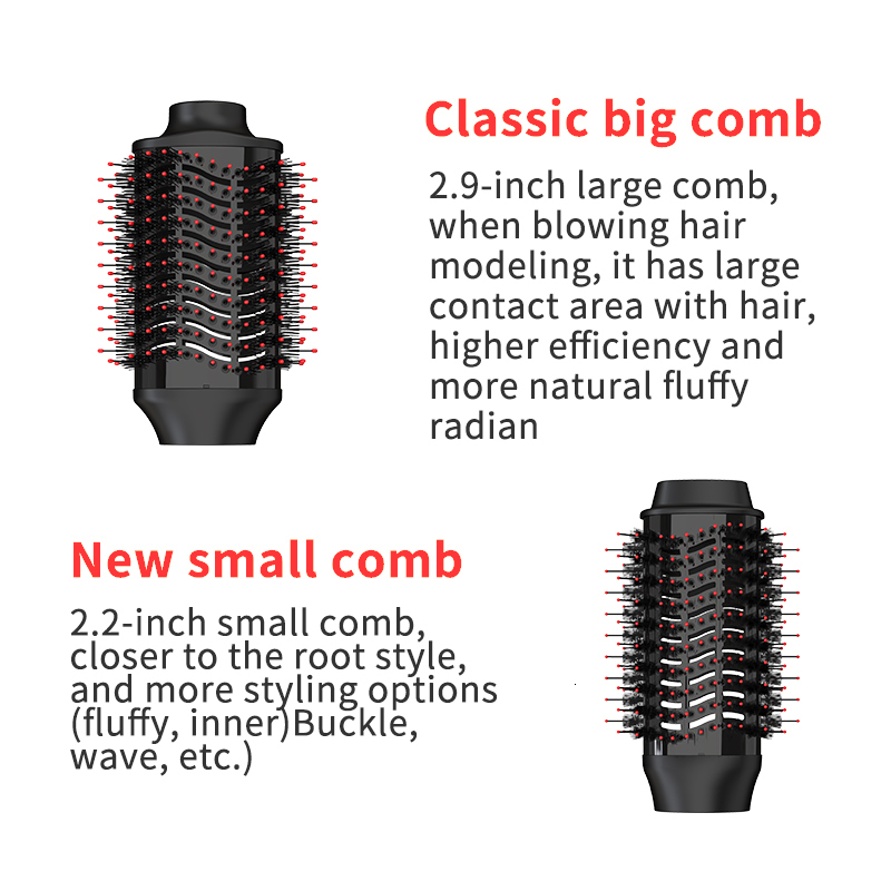 Hair Dryers LISAPRO Interchangeable Air Brush 2in1 Dryer Volumizer 4m 60mm Blowout for Smooth FrizzFree 230906
