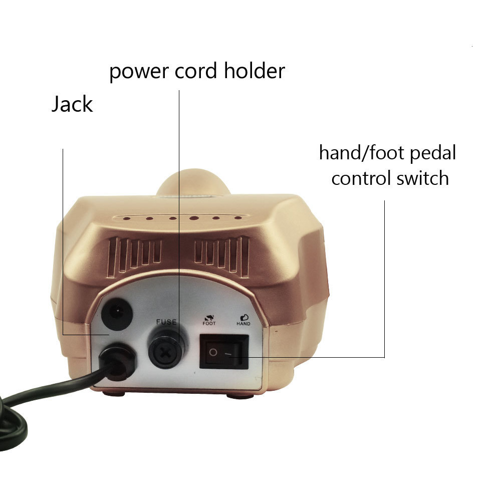 Nail Manicure Set Nail Drill Machine 35000RPM Pro Manicure Machine Apparatus For Manicure Pedicure Kit Electric Nail File With Cutter Nail Tool 230809