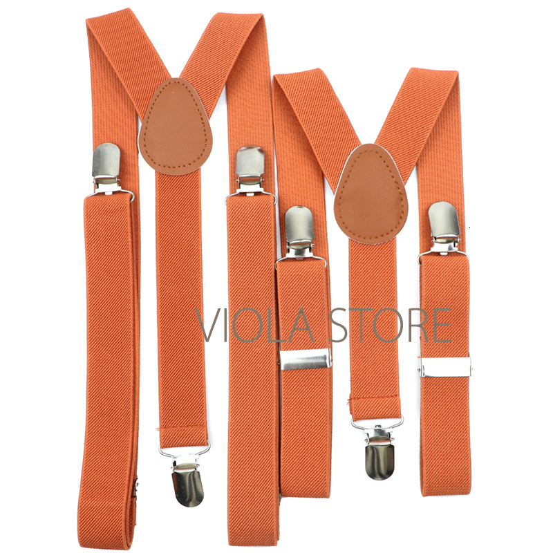 Suspenders Dad Son Sage Green Salmon Soild Elkastic Suspender Set Colorful Brace Men Women Kid Adjustable Wedding Party Daily Accessory 230907