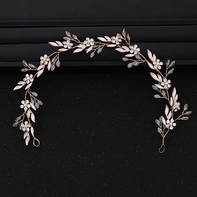 Wedding Hair Jewelry Wedding Crystal Flower Headband Tiara Hairband For Women Bride Queen Party Wedding Bridal Hair Accessories Jewelry Band Gift 2309