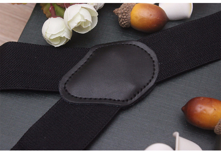 Suspenders Man's Suspenders Real Leather 6 Button Brace Strap Fashion suspensorio Adjustable Ligas Tirantes 3.5*120cm without box 230907