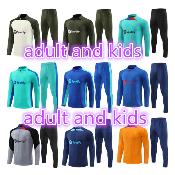2023 Soccer Sets kit jerseys training suit 2023 2024 O.DEMBELE PEDRI GAVI LEWANDOWSK jacket football uniform