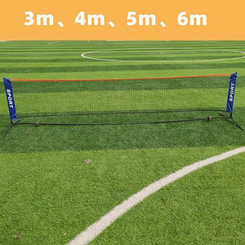 Badminton Sets Portable Badminton Net Easy Setup Volleyball Net For Tennis Pickleball Training Indoor Outdoor Sports Drop 230907