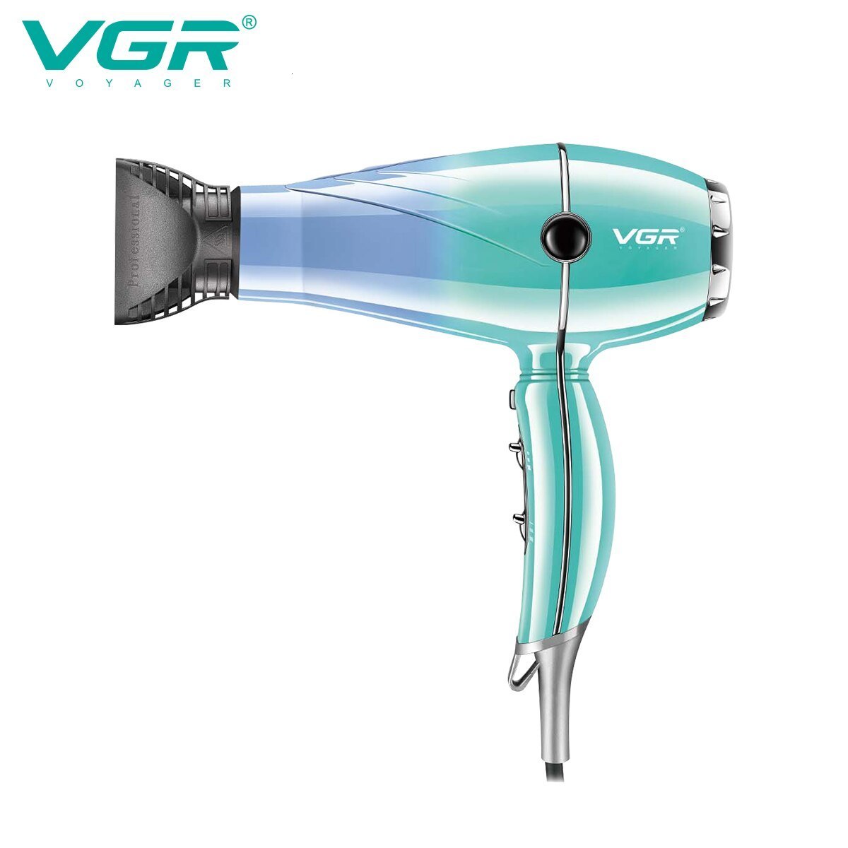 Other Massage Items VGR Hair Dryer Professional 2400W High Power Overheating Protection Strong Wind Drying Care Styling Tool V452 230906
