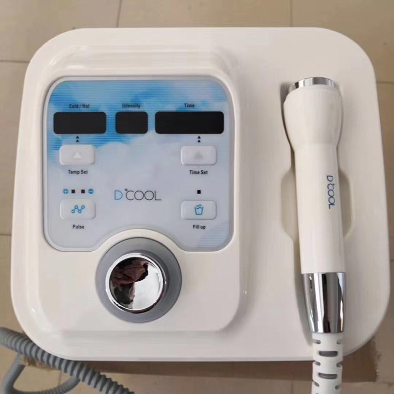 Mini D Cool Electroporation Cryo Skin Cooling Device Facial Machine EMS Skin Rejuvenation Face Lifting Cryotherapy No Needle Therapy Anti Puffiness Ag