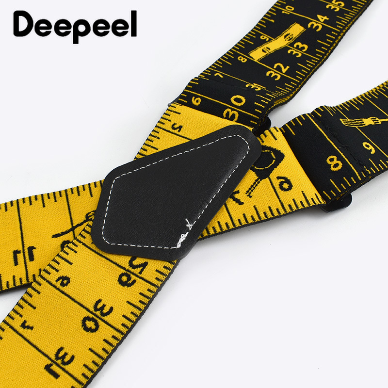 Suspenders 1Pc 5*120cm Men's Adult Xtype 4 Clips High Elastic Suspender Adjustable Heavy Duty Braces Tool Belt Susperders Male Jockstrap 230907