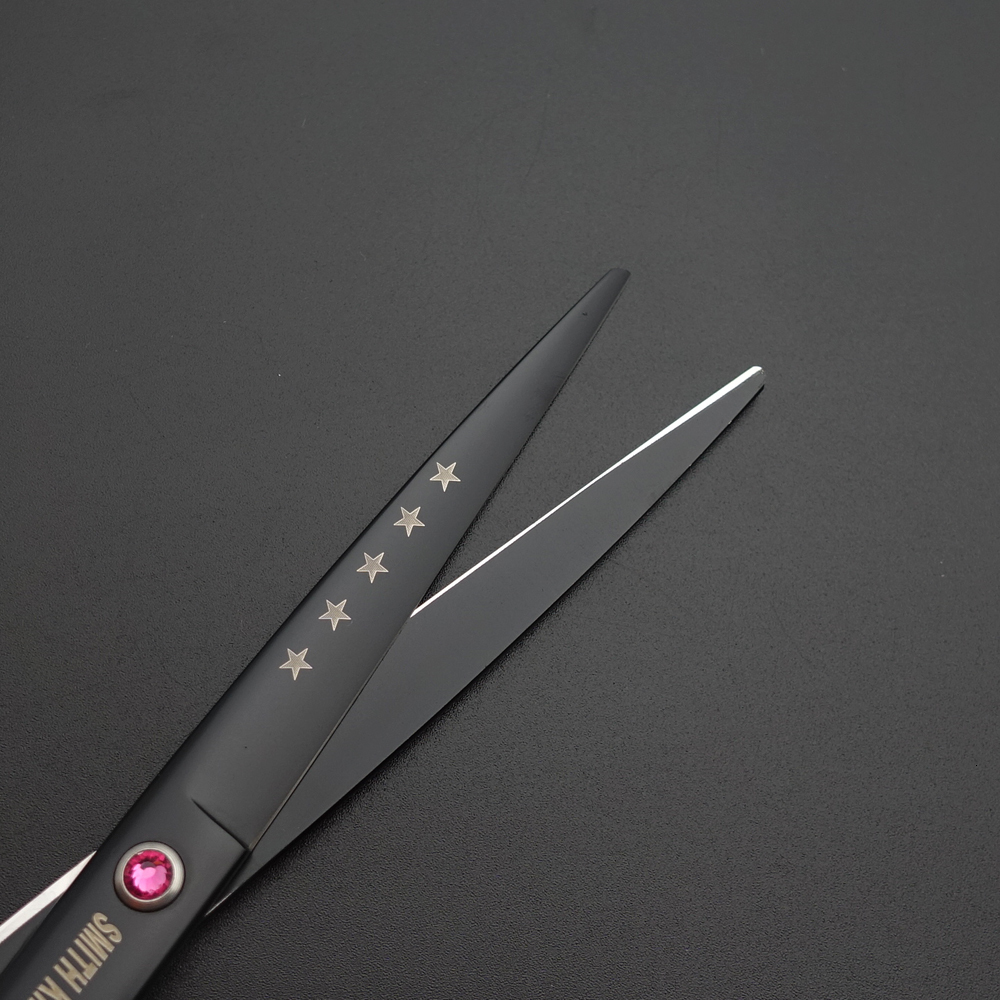 Scissors Shears SMITH KING 7 inch Professional Hairdressing scissors 7"Cutting styling scissorsshearsgift boxkits 230906