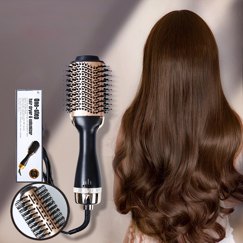 Hair Dryers 3 in 1 Air Brushes Dryer Brush Multifunctional Straightening Comb Professional Home Negative Ion Straight Curling Iron 230906
