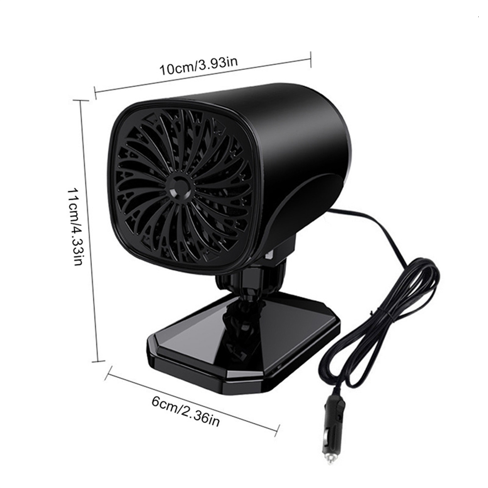 Other Massage Items 12V24V 150W Car Heater Portable Fans Heating Cooling 360 Degree Rotating Defroster Defogger Winter Fan Air 230906