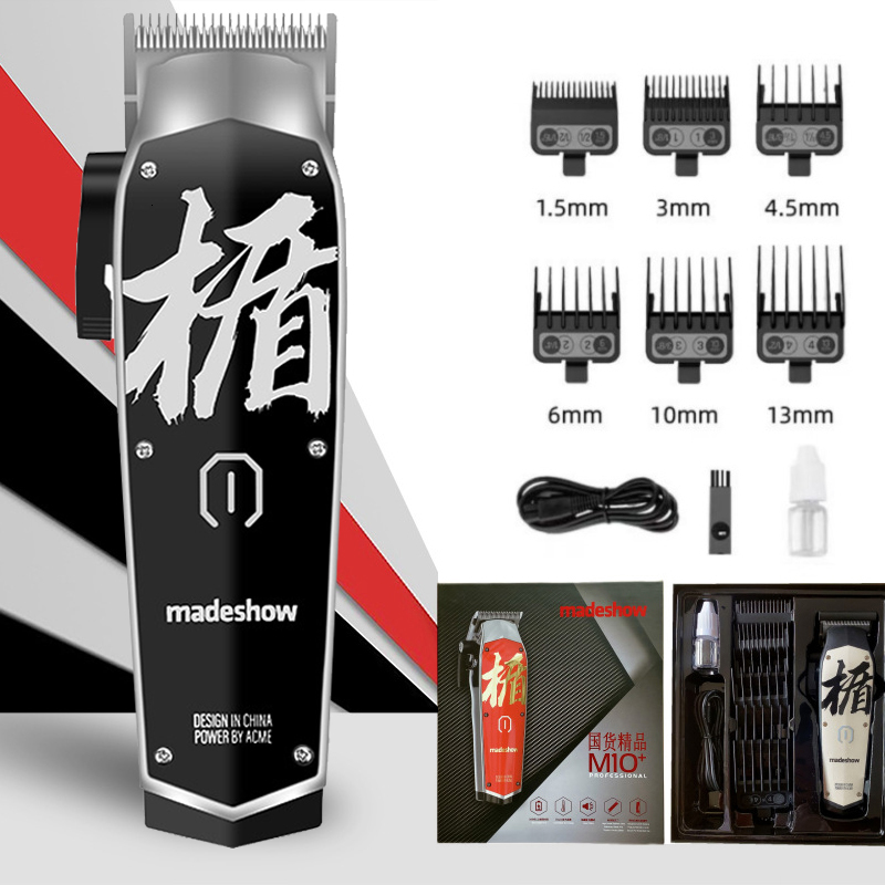 Electric Shavers Madeshow M10 M11 Professional Hair Clippers For Men Barber Shop 0 MM Bald Head Trimmer Beard Cutter Machine Grooming Shaver 230906