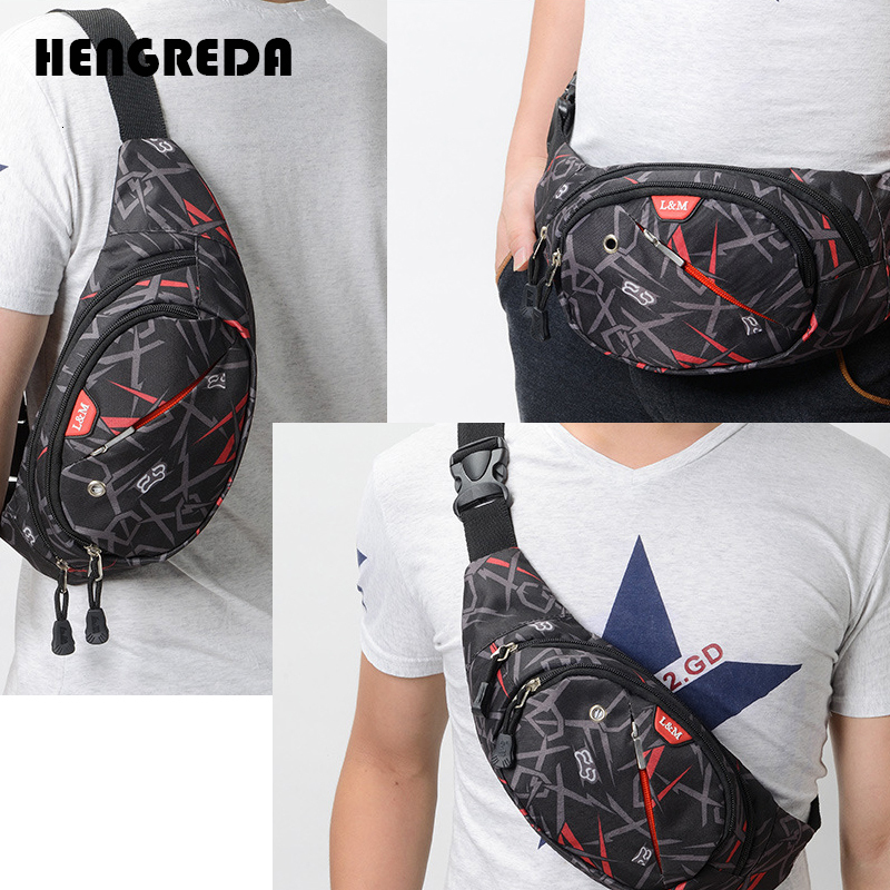 Waist Bags Hengreda Fanny Pack Waist Bag Bum Pocket Men Casual Travel Belt Bag Bicycle Women Fashion Nylon Waterproof Crossbody Bags 230907