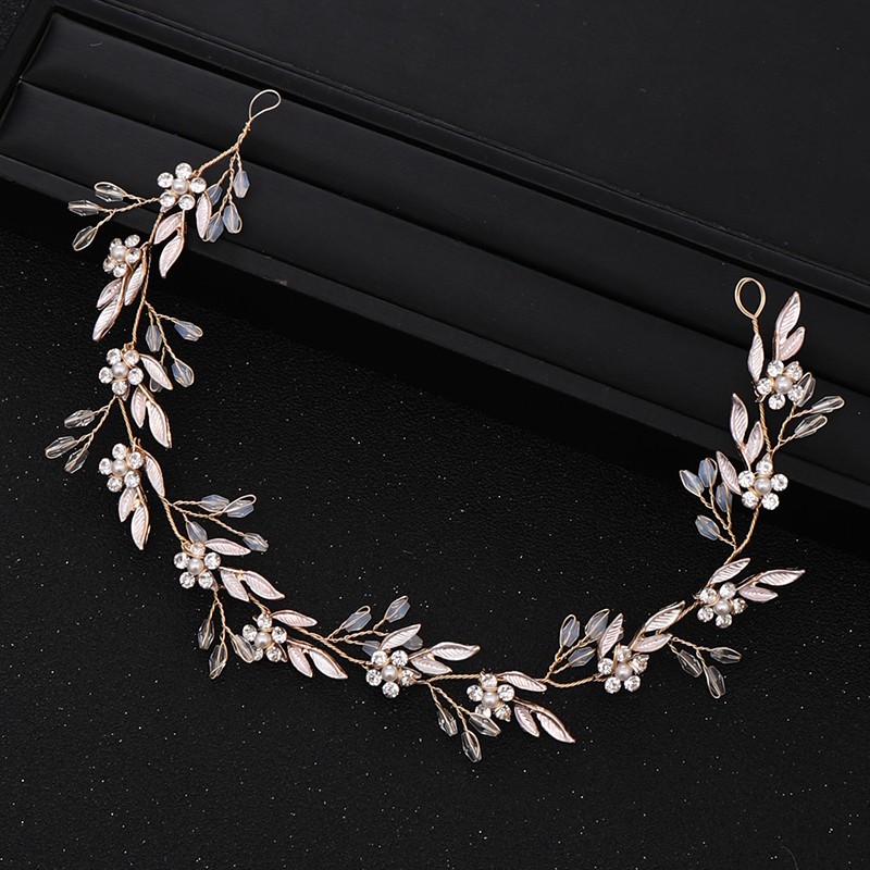 Wedding Hair Jewelry Wedding Crystal Flower Headband Tiara Hairband For Women Bride Queen Party Wedding Bridal Hair Accessories Jewelry Band Gift 2309