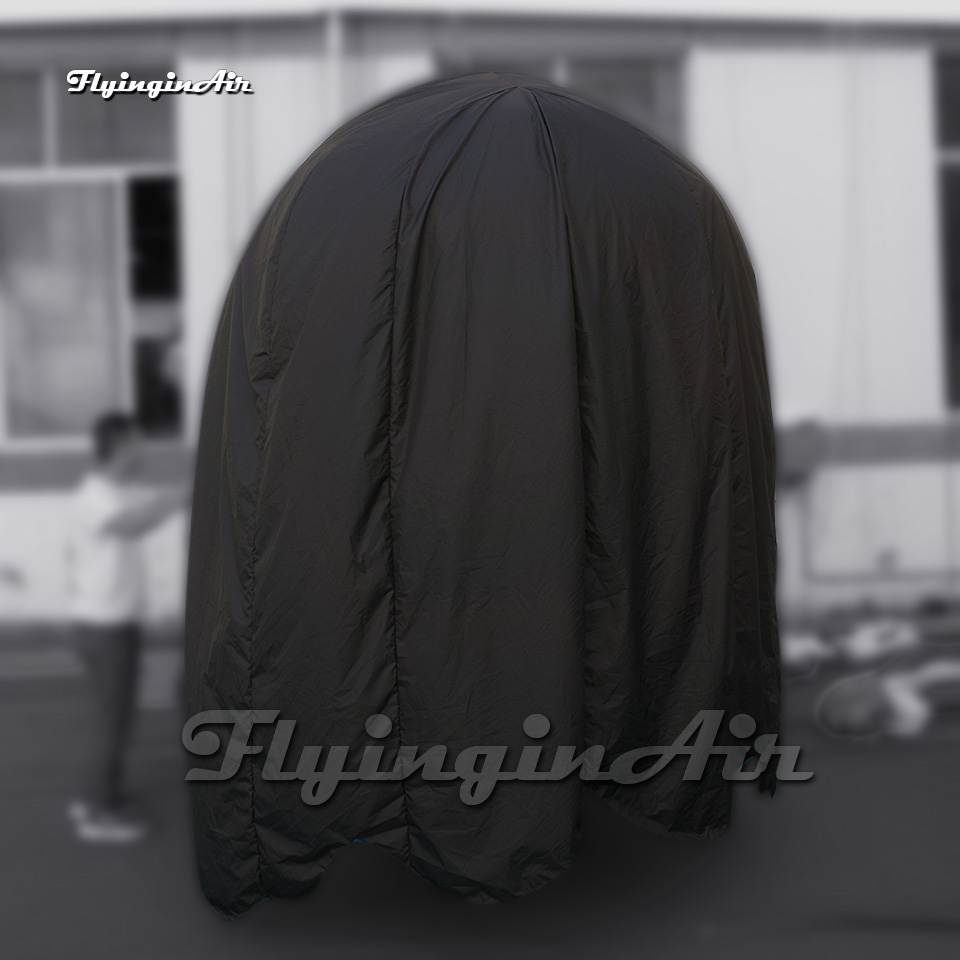 3m Scary Giant Inflatable Billy Saw Mask Air Blow Up Clown Head For Halloween Party Decoration