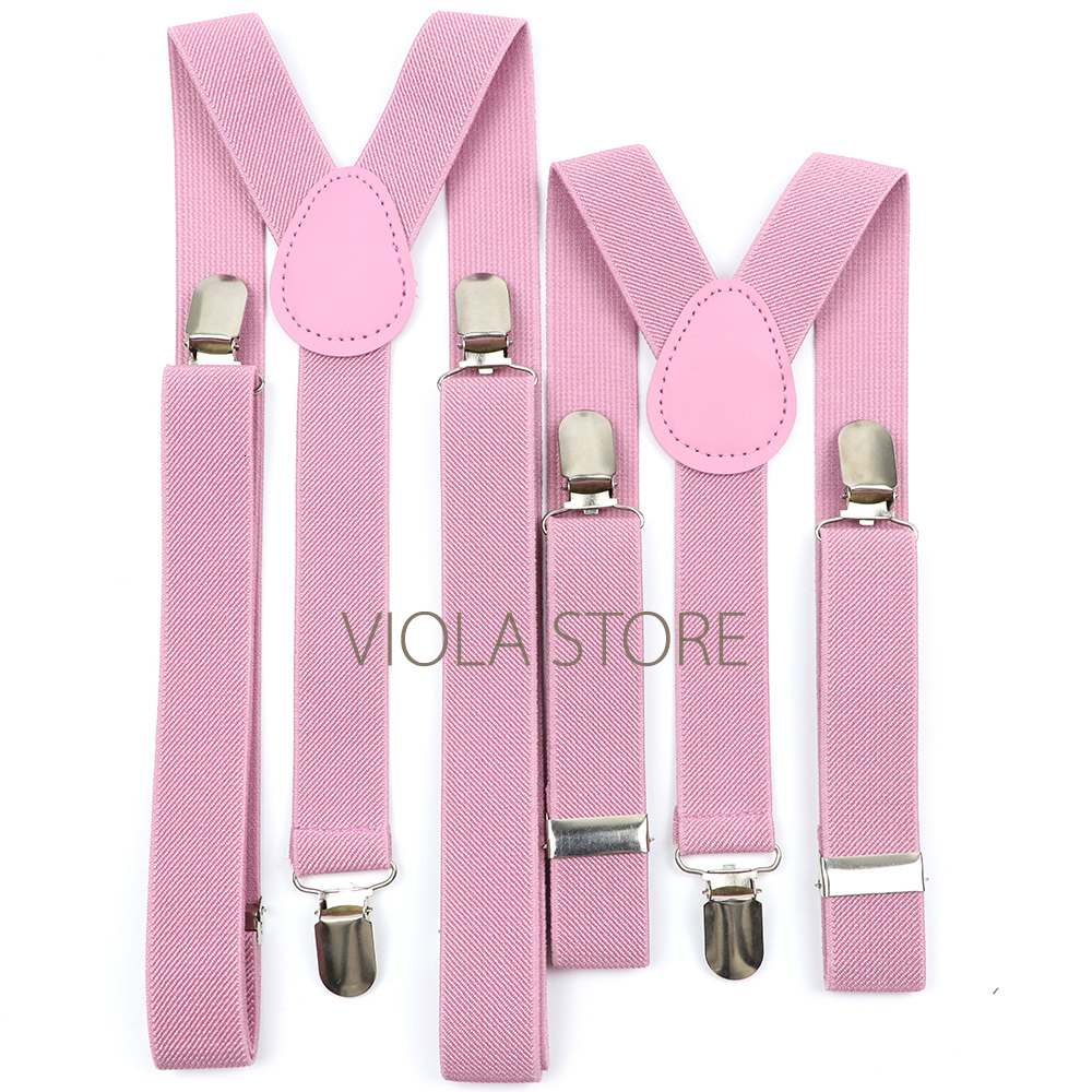 Suspenders Dad Son Sage Green Salmon Soild Elkastic Suspender Set Colorful Brace Men Women Kid Adjustable Wedding Party Daily Accessory 230907