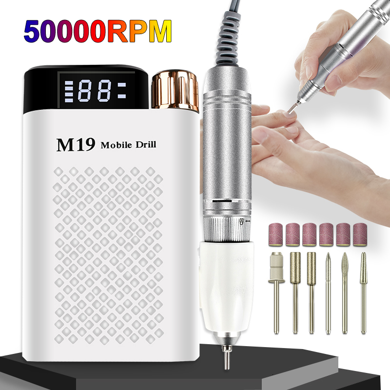 Nail Manicure Set Nail Drill Manicure Machine Electric File Nail Sander Nail Drills Bits LED Display For Gel Removing Nail Polish Pen Salon Tool 23080