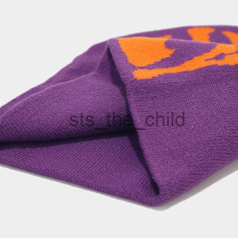 Beanie/Skull Caps All We Need Is Money Beanies Hat Jacquard Letter Knitted Cap Y2K Hip Hop Pullover Bonnets Women Men Winter Elastic Warm Skullies x09