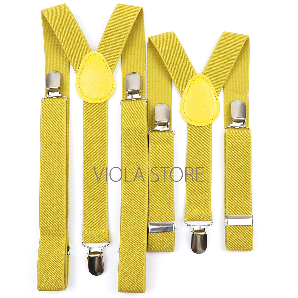 Suspenders Dad Son Sage Green Salmon Soild Elkastic Suspender Set Colorful Brace Men Women Kid Adjustable Wedding Party Daily Accessory 230907