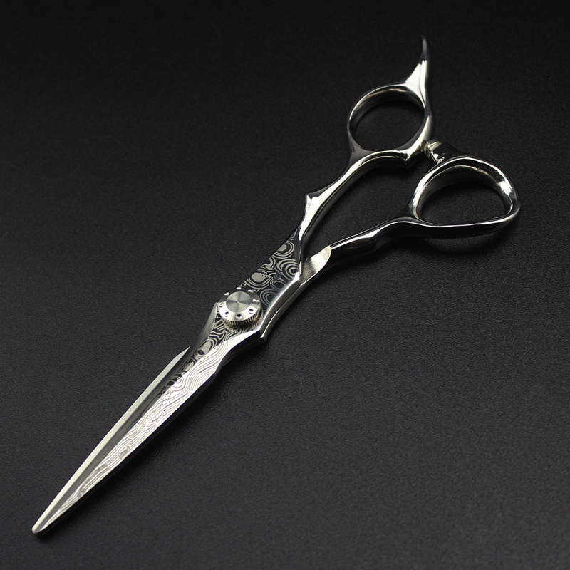 Scissors Shears professional Damascus 6 '' hair scissors cutting scissor barber tools haircut thinning shears set hairdressing 230906
