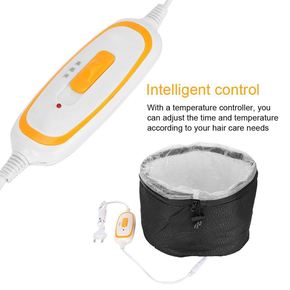 Cutting Cape 3 Modes Adjustable Hair Cap Electric Thermal Treatment Hat Home Use DIY SPA Nourishing Care Tools EU Plug 220V 230906
