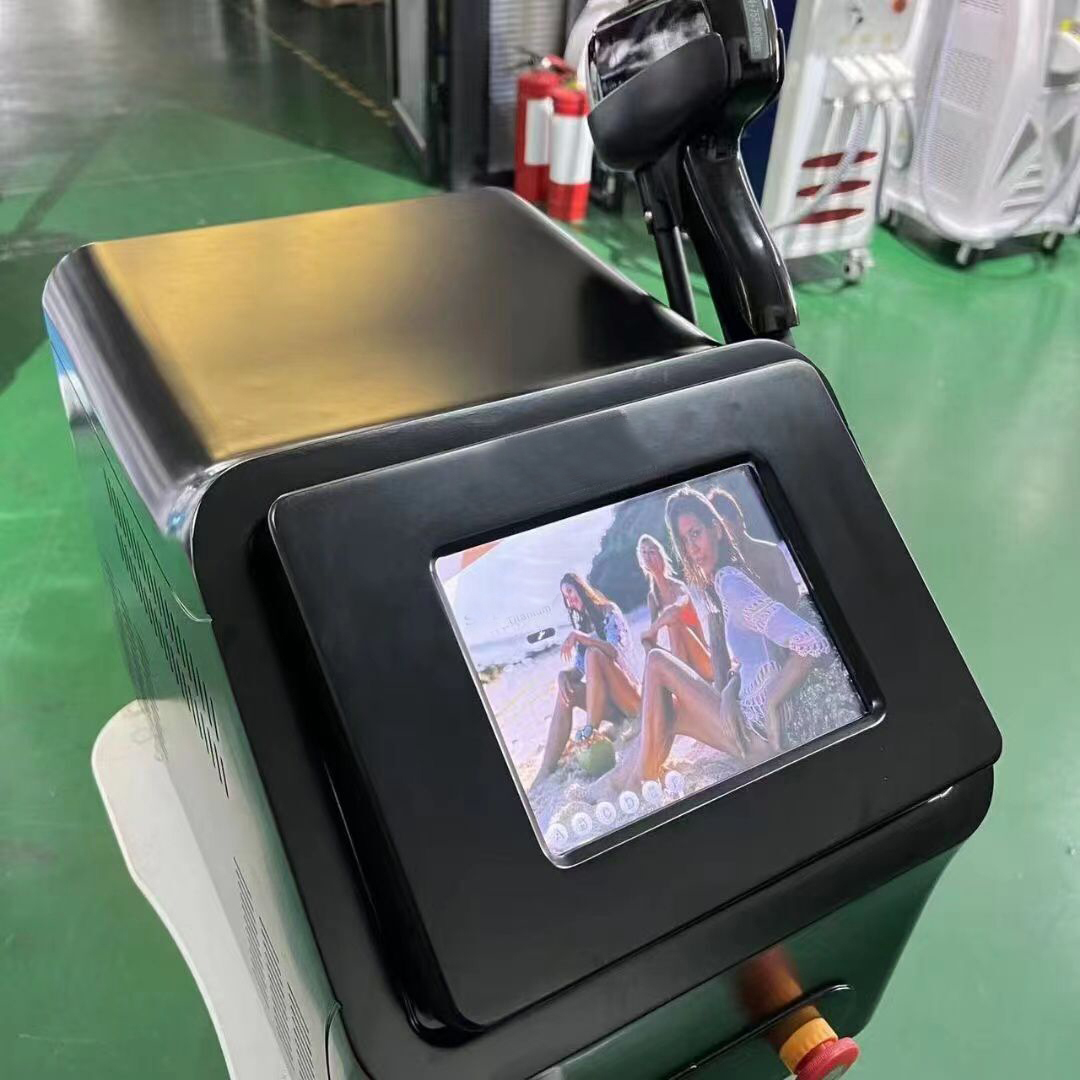 808nm Diode Laser Painless Depilation Machine Freezing Point Hair Pigment Removal Skin Whitening CE Beauty Salon for All Skin Types