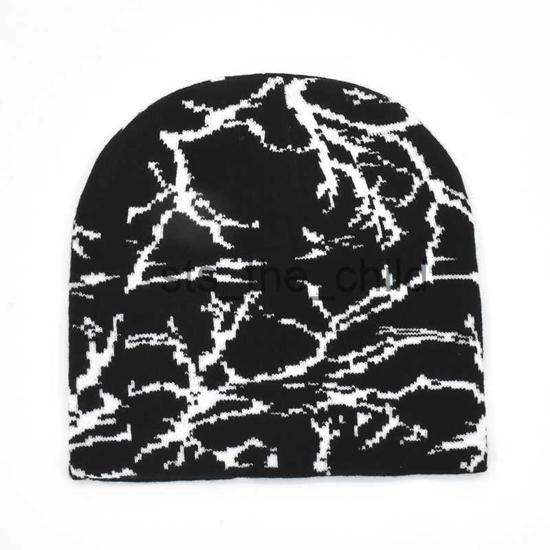 Beanie/Skull Caps Winter Harajuku Y2K Knitted Hat Women Fashion Warm Thick Men Hip Hop Beanies Hat Skullcap Short Hat Unisex Basic Cap x0907