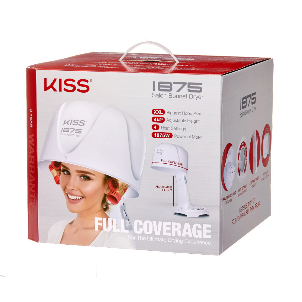 Other Massage Items Salon Professional Bonnet Ceramic Portable Hair Dryer 1875 Watts White Deep Conditioning Heat 230906
