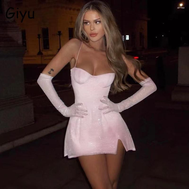 Women's Glitter Sparkle Mesh Bodycon Casual Party Mini Dress With Flutter Sleeves, Sexy Clubwear, Black, White, Blue, Pink - 2024 Summer & Fall B