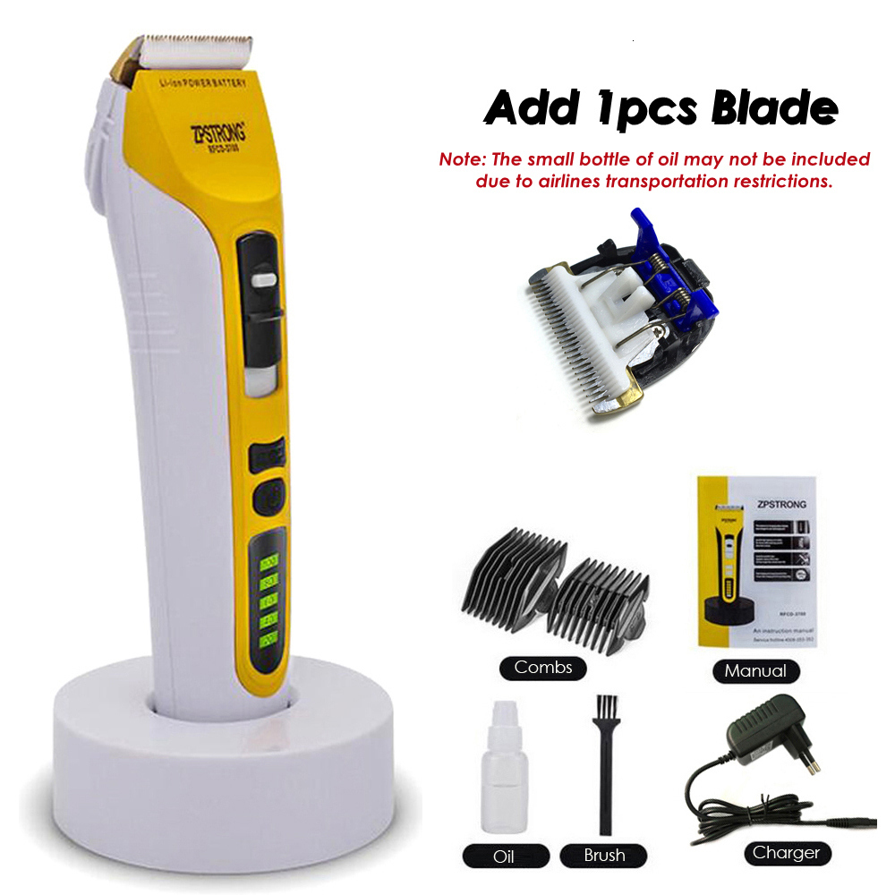 Electric Shavers ZPSTRONG RFCD3700 Professional Hair Clipper 25W High Power Barber Trimmer for Men Beard Shaver Salon Cutting Machine 230906