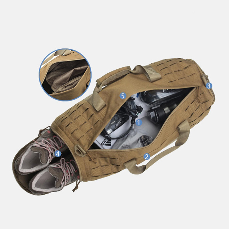 Backpack Military Tactical Shoulder Handbag Outdoor Gym Fitness Sports Men Army Pouch Waterproof Molle Camping Hiking Travel Pack XA851Y 230907