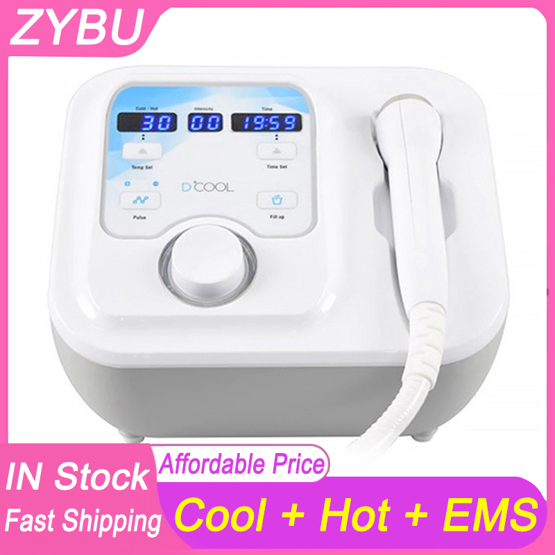 Dcool Portable Cool Hot + EMS For Skin Tightening Anti Puffiness Facial Electroporation Machine Facial Rejuvenation Anti Aging Wrinkle Removal Cryo Th