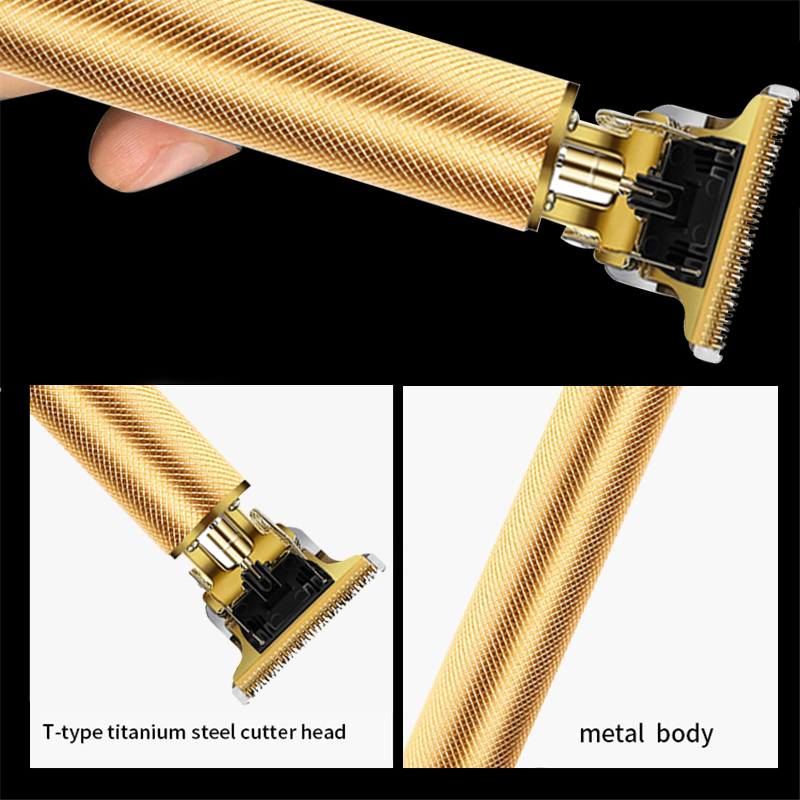 Electric Shavers Professional Hair Cutting Machine Vintage T9 Clipper USB Rechargeable Man Shaver Trimmer For Men's Barber Gift 230906